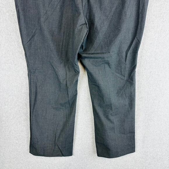 New Liz Claiborne Womans Sz 16P Short Dress Pants Audra Trouser Grey Pockets NWT - Picture 6 of 10